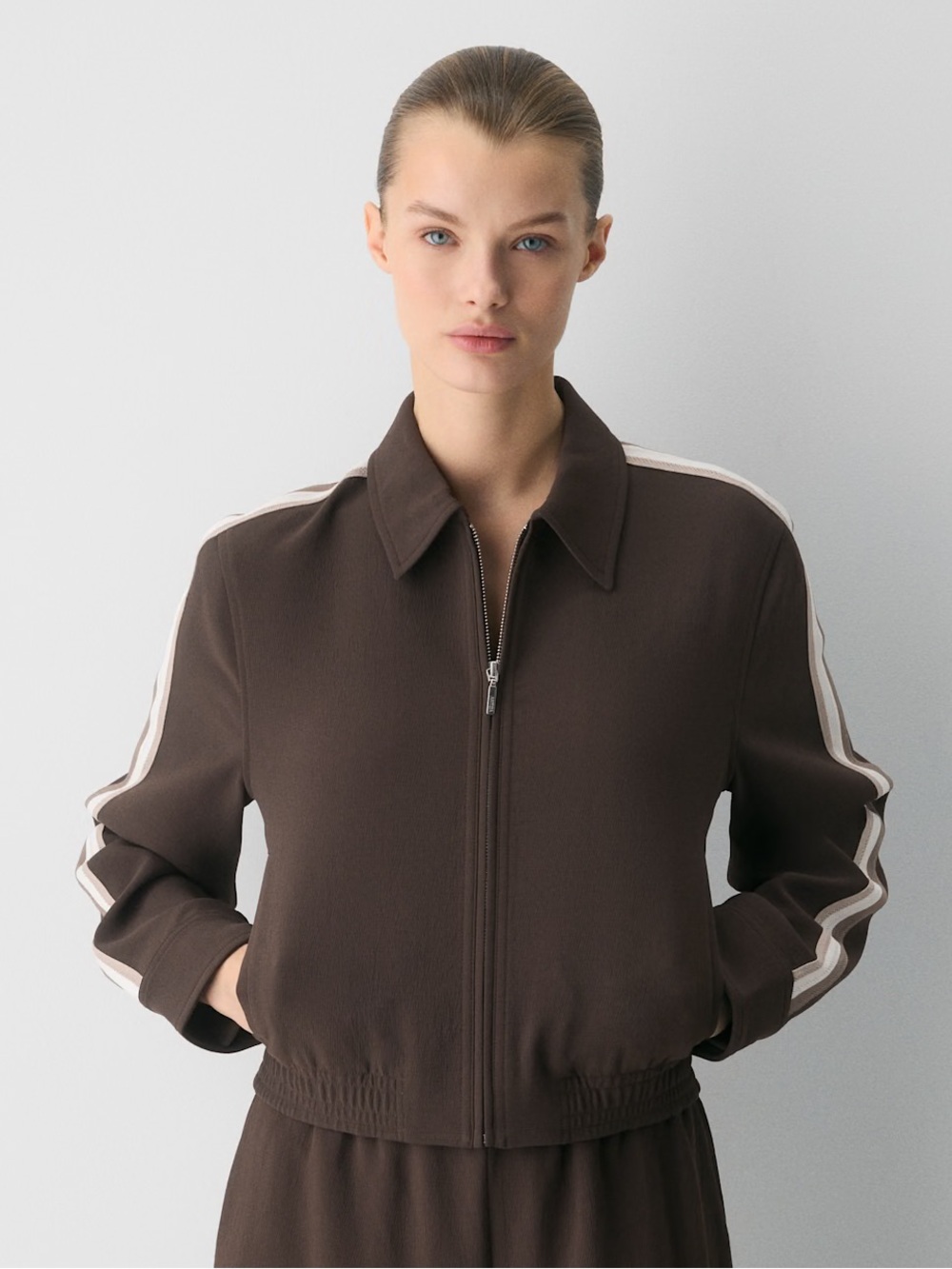 Aritzia Jules Jacket - Crepette Rich Mocha Brown